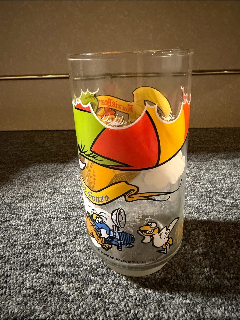 McDonalds Vintage 1981 The Great Muppet Caper Kermit the Frog Glass